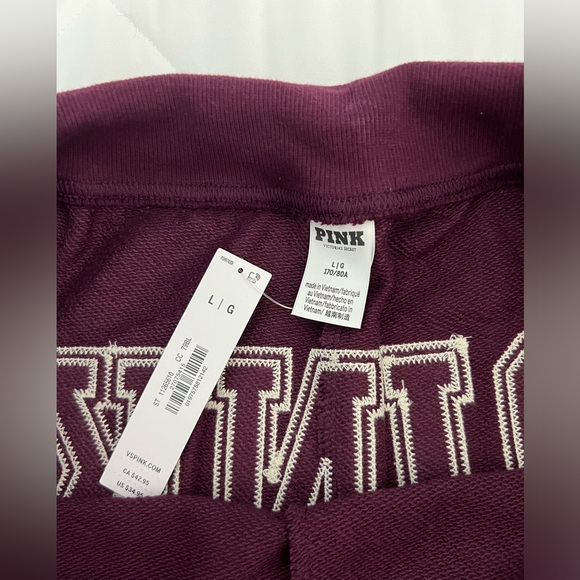 PINK Victoria's Secret Ivy Terry Foldover Shorts - Picture 3 of 3